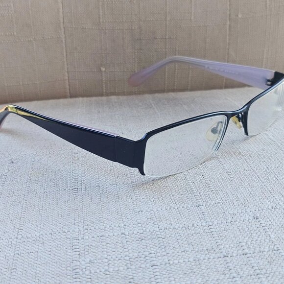 Juicy Couture Women Eyeglasses Frame Halr Rim Black LUCY Glasses Made in Italy - Picture 3 of 12